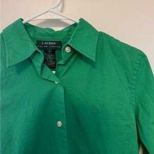 Ralph Lauren Green Button-Up Shirt